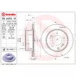 Jeu de 2 disques de frein arrière BREMBO 09.A453.11 - Visuel 2