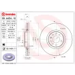 Jeu de 2 disques de frein avant BREMBO 09.A454.11 - Visuel 2