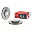 Jeu de 2 disques de frein avant BREMBO 09.A455.1X - Visuel 1