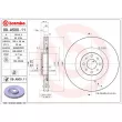 Jeu de 2 disques de frein avant BREMBO 09.A500.11 - Visuel 2