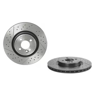 Jeu de 2 disques de frein avant BREMBO 09.A506.21