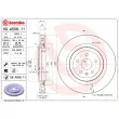 Jeu de 2 disques de frein arrière BREMBO 09.A508.11 - Visuel 2