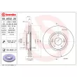 Jeu de 2 disques de frein avant BREMBO 09.A532.21 - Visuel 2