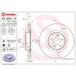 Jeu de 2 disques de frein avant BREMBO 09.A554.10 - Visuel 2