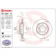 Jeu de 2 disques de frein arrière BREMBO 09.A597.11 - Visuel 2