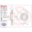 Jeu de 2 disques de frein avant BREMBO 09.A598.11 - Visuel 2