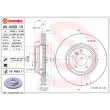 Jeu de 2 disques de frein avant BREMBO 09.A599.11 - Visuel 2