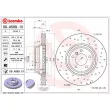 Jeu de 2 disques de frein avant BREMBO 09.A599.1X - Visuel 2