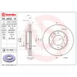 Jeu de 2 disques de frein avant BREMBO 09.A632.11 - Visuel 2