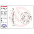 Jeu de 2 disques de frein arrière BREMBO 09.A652.1X - Visuel 2