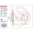 Jeu de 2 disques de frein avant BREMBO 09.A706.11 - Visuel 2