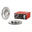 Jeu de 2 disques de frein avant BREMBO 09.A707.10 - Visuel 1
