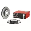 Jeu de 2 disques de frein avant BREMBO 09.A707.11 - Visuel 1