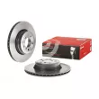 Jeu de 2 disques de frein arrière BREMBO 09.A712.11 - Visuel 1
