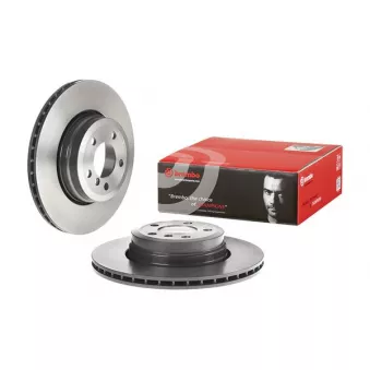 Jeu de 2 disques de frein arrière BREMBO 09.A712.11