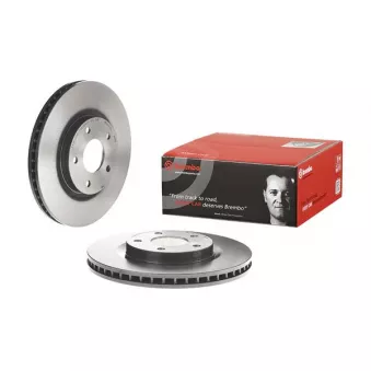 Jeu de 2 disques de frein avant BREMBO 09.A716.11