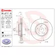 Jeu de 2 disques de frein avant BREMBO 09.A717.11 - Visuel 2