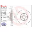 Jeu de 2 disques de frein avant BREMBO 09.A726.11 - Visuel 2