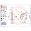 Jeu de 2 disques de frein avant BREMBO 09.A727.11 - Visuel 2