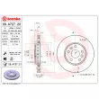 Jeu de 2 disques de frein avant BREMBO 09.A727.21 - Visuel 2