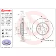 Jeu de 2 disques de frein avant BREMBO 09.A727.31 - Visuel 2