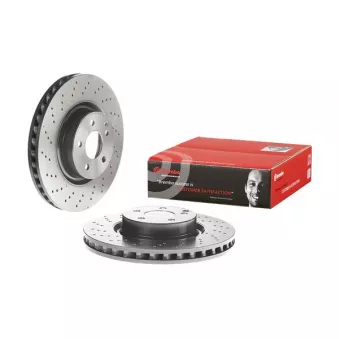 Jeu de 2 disques de frein avant BREMBO 09.A732.11