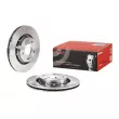 Jeu de 2 disques de frein avant BREMBO 09.A738.14 - Visuel 1