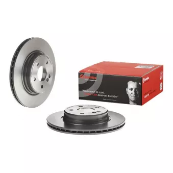 Jeu de 2 disques de frein arrière BREMBO 09.A742.21