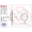 Jeu de 2 disques de frein avant BREMBO 09.A758.11 - Visuel 2