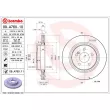 Jeu de 2 disques de frein arrière BREMBO 09.A760.11 - Visuel 2