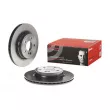 Jeu de 2 disques de frein arrière BREMBO 09.A760.11 - Visuel 1