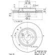 Jeu de 2 disques de frein avant BREMBO 09.A761.11 - Visuel 2