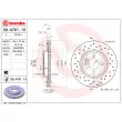 Jeu de 2 disques de frein avant BREMBO 09.A761.1X - Visuel 2