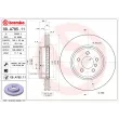 Jeu de 2 disques de frein avant BREMBO 09.A785.11 - Visuel 2