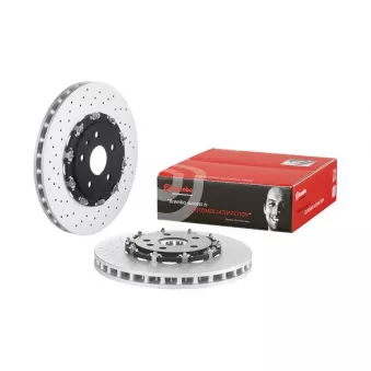 Jeu de 2 disques de frein avant BREMBO 09.A804.33