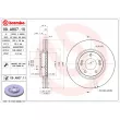 Jeu de 2 disques de frein avant BREMBO 09.A807.11 - Visuel 2
