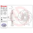 Jeu de 2 disques de frein avant BREMBO 09.A813.11 - Visuel 2