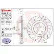 Jeu de 2 disques de frein avant BREMBO 09.A817.11 - Visuel 2