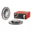 Jeu de 2 disques de frein arrière BREMBO 09.A818.21 - Visuel 1