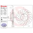 Jeu de 2 disques de frein avant BREMBO 09.A819.11 - Visuel 2