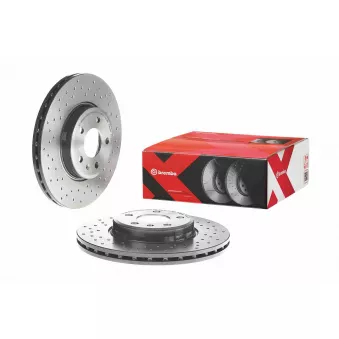 Jeu de 2 disques de frein avant BREMBO 09.A820.1X