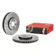 Jeu de 2 disques de frein avant BREMBO 09.A828.11 - Visuel 1
