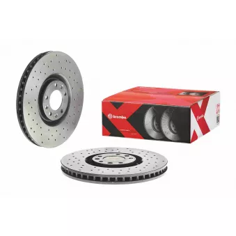 Jeu de 2 disques de frein avant BREMBO 09.A829.1X