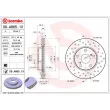 Jeu de 2 disques de frein avant BREMBO 09.A865.1X - Visuel 2