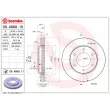 Jeu de 2 disques de frein avant BREMBO 09.A868.10 - Visuel 2