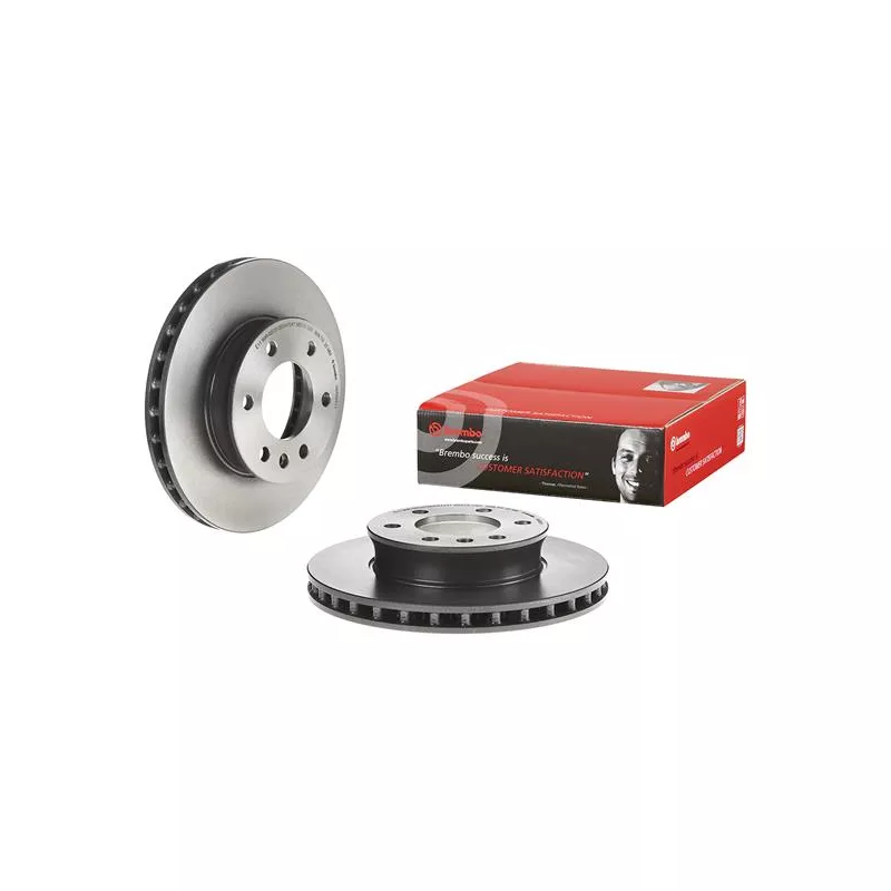 Jeu de 2 disques de frein avant BREMBO 09.A895.11