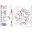 Jeu de 2 disques de frein arrière BREMBO 09.A907.11 - Visuel 2