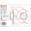 Jeu de 2 disques de frein avant BREMBO 09.A917.11 - Visuel 2