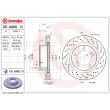Jeu de 2 disques de frein avant BREMBO 09.A966.1X - Visuel 2