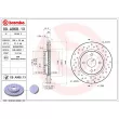 Jeu de 2 disques de frein avant BREMBO 09.A968.1X - Visuel 2